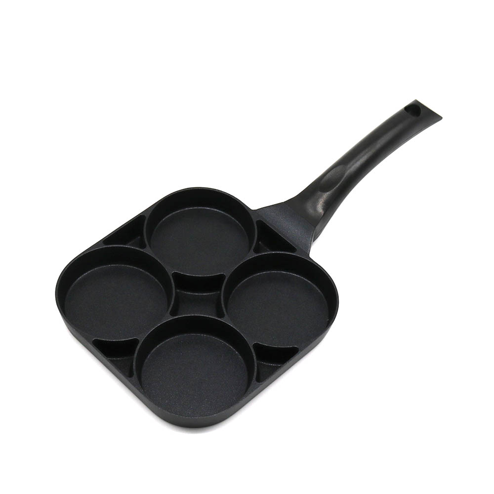 4-Hole Flat Square Frying Pan