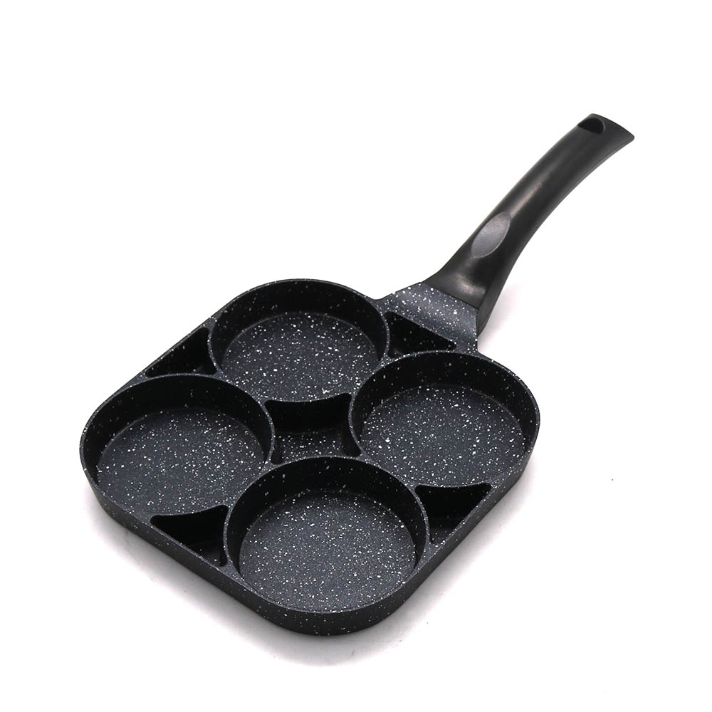 4-Hole Flat Square Frying Pan