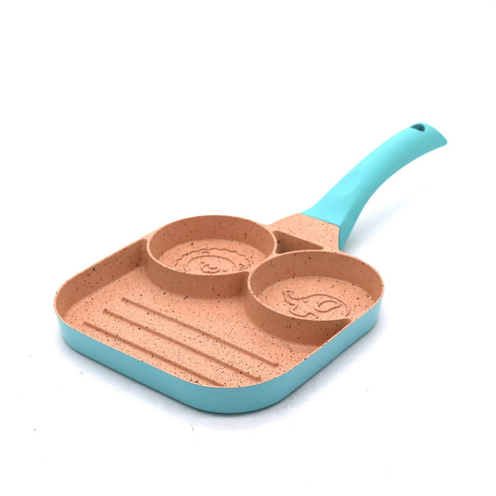 2-Hole Frying Pan With Animal Pattern