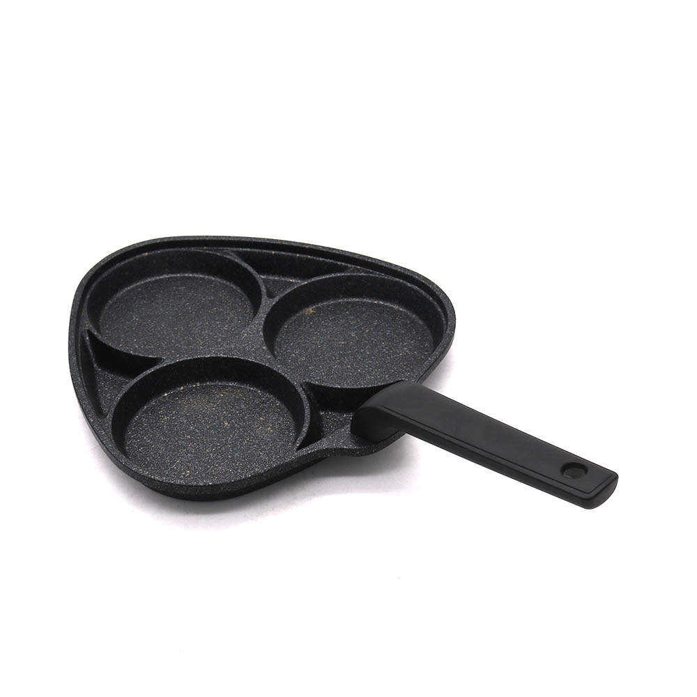 Triangular Three-Hole Frying Pan