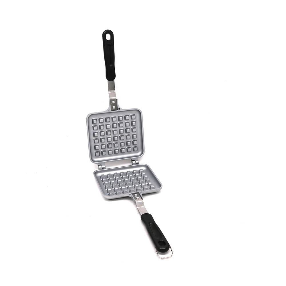  Single Head Waffle Silver Large Handle