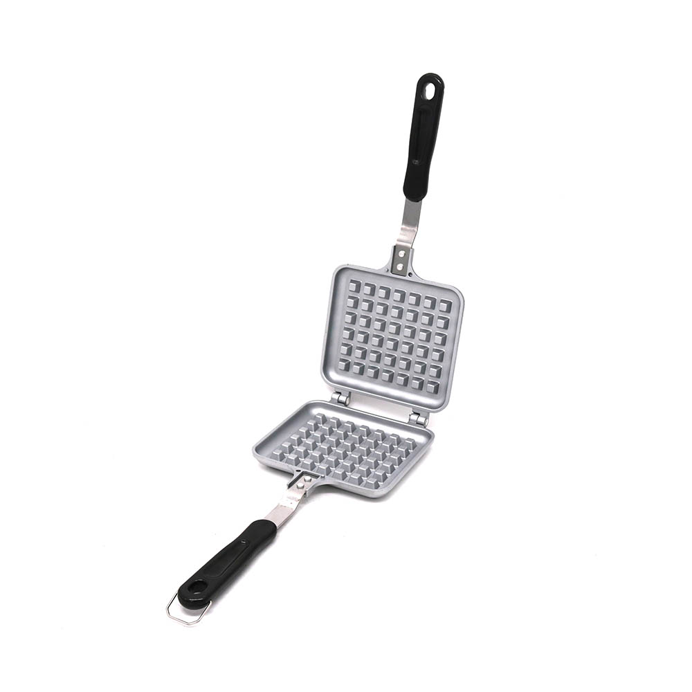  Single Head Waffle Silver Large Handle