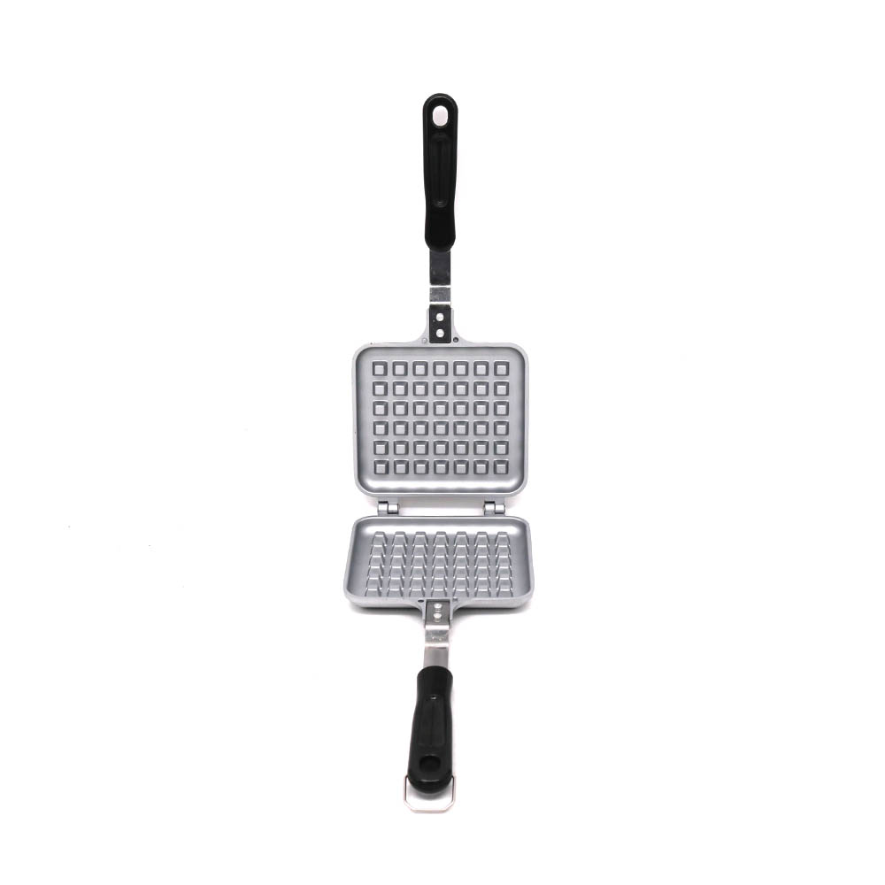  Single Head Waffle Silver Large Handle