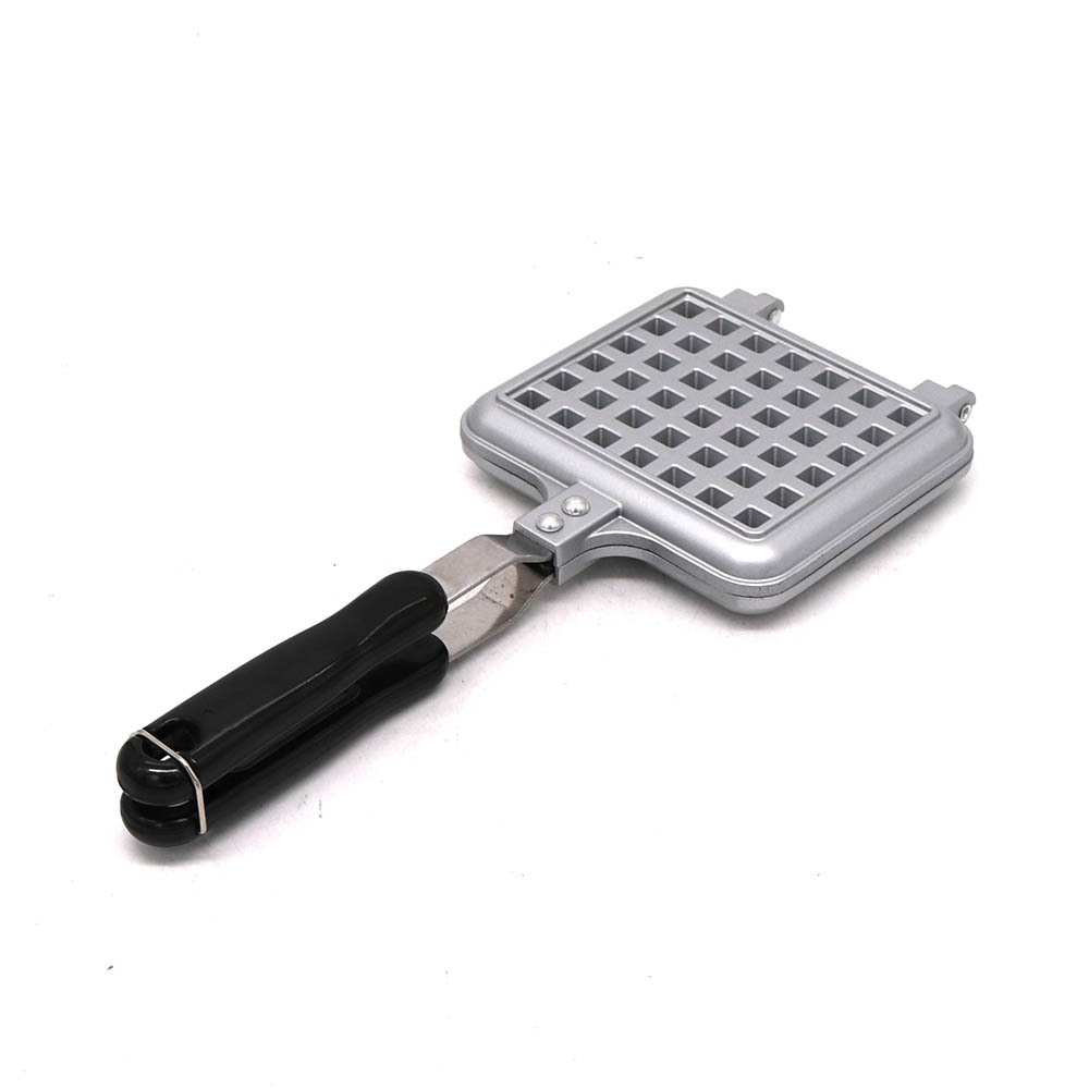  Single Head Waffle Silver Large Handle