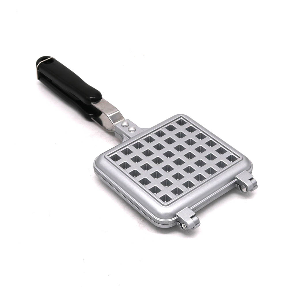  Single Head Waffle Silver Large Handle